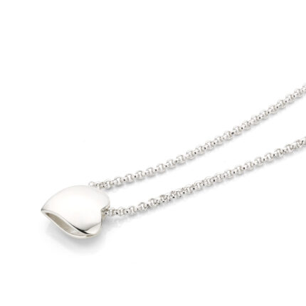 necklace heart silver marie-benedicte