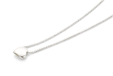 necklace silver heart marie-benedicte