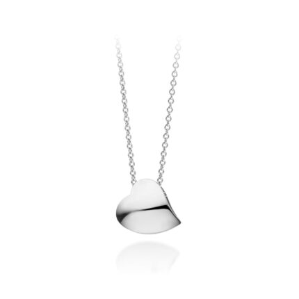 necklace heart white gold marie-benedicte