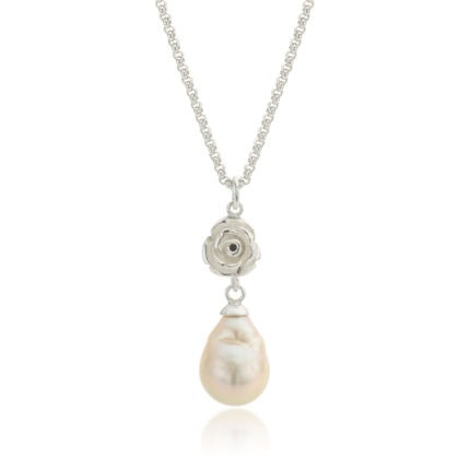 romantic-necklace-rose-silver-white-baroque-pearl-mary-benedict