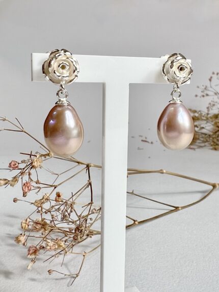 earrings-silver-pink-baroque-fresh-water-pearls