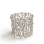 Attachment details unique-knitted-statement-silver-bracelet-lace